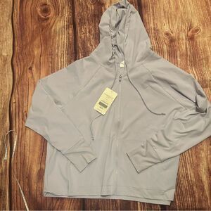 Women’s Fabletics Bailey Cropped Pureluxe Hoodie Purple 3X